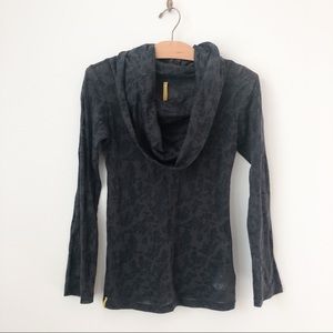 Lole Inuska Cowl Neck Long Sleeve Burnout Top